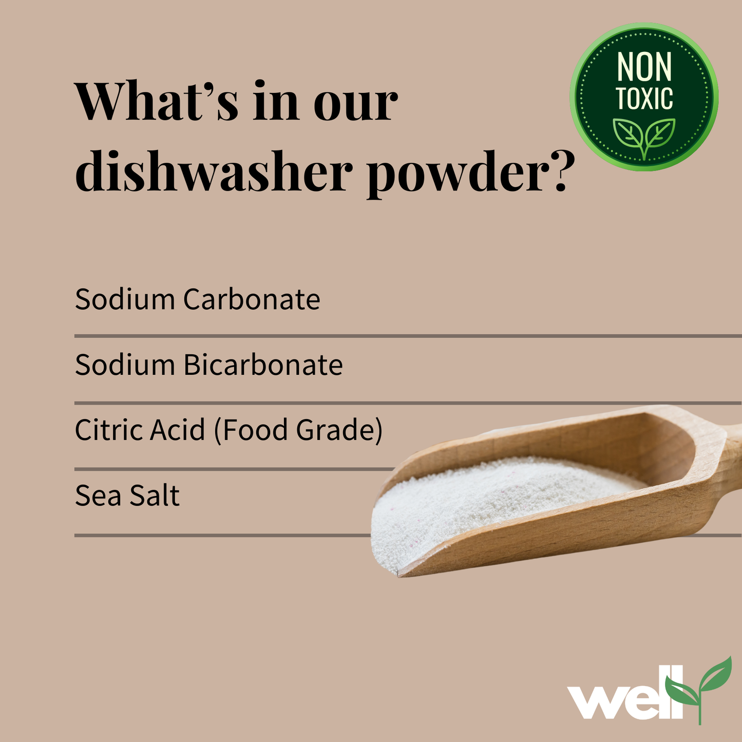 Well🌱 Dishwasher Powder